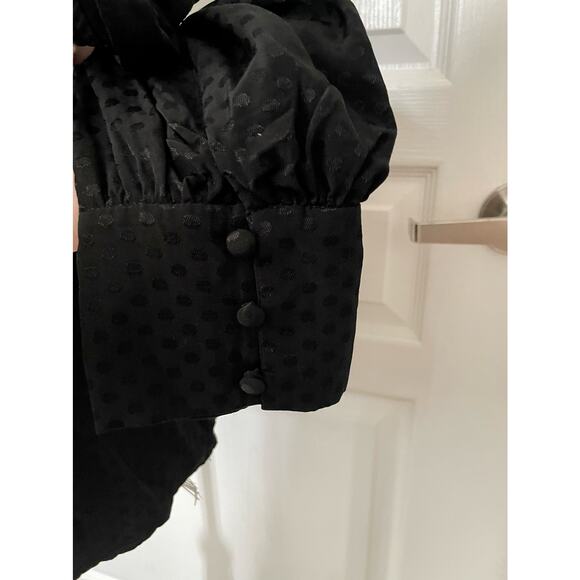 Bardot Sky Cold Shoulder Top Black Size 10 Large - Picture 10 of 16